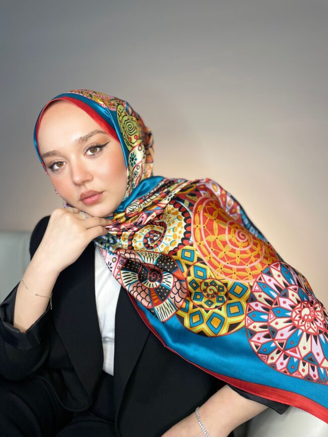 Karnaval Desen İthal Vual İpek Şal