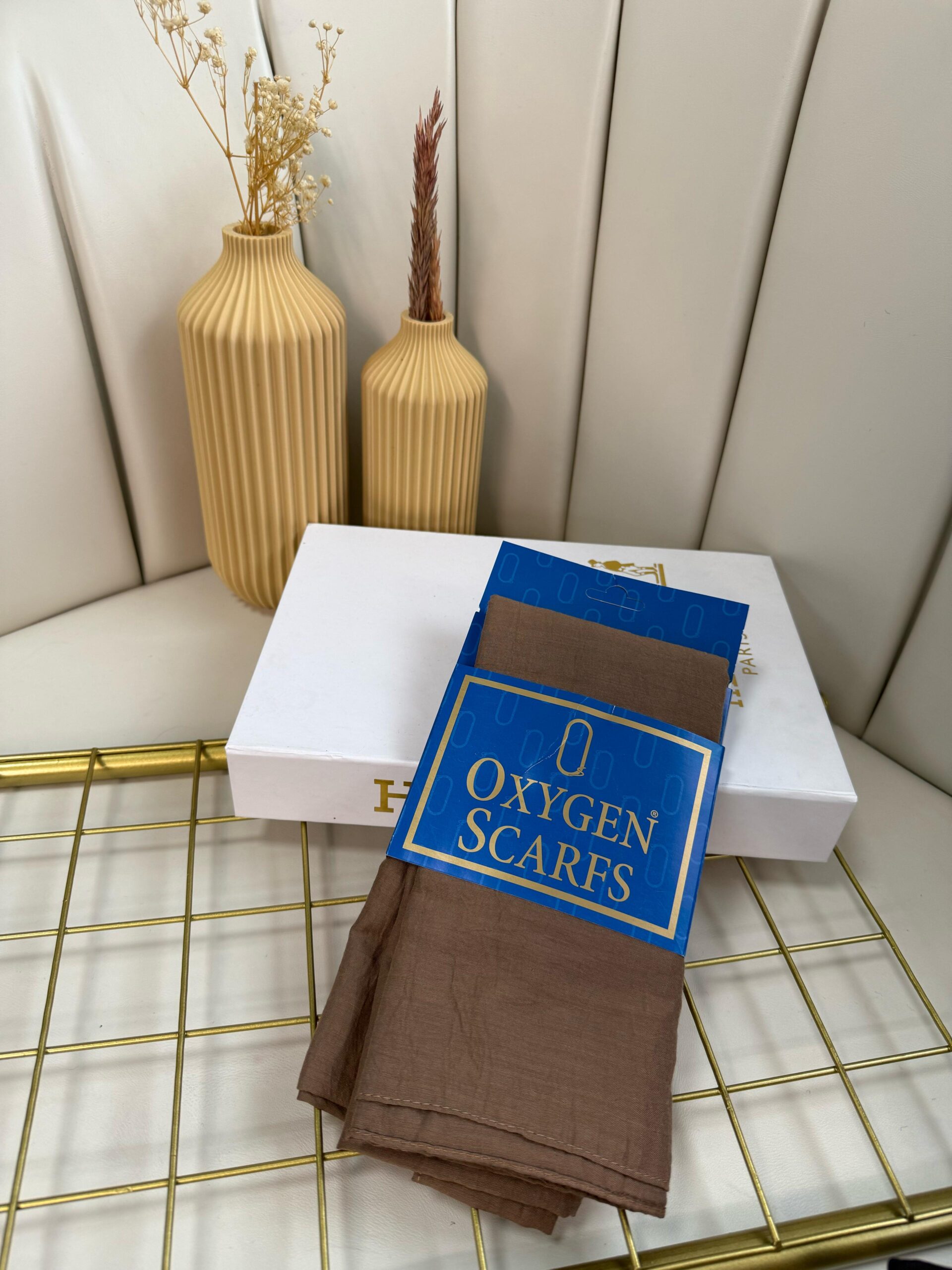 Rami Pamuk Şal 741074 -Vizon