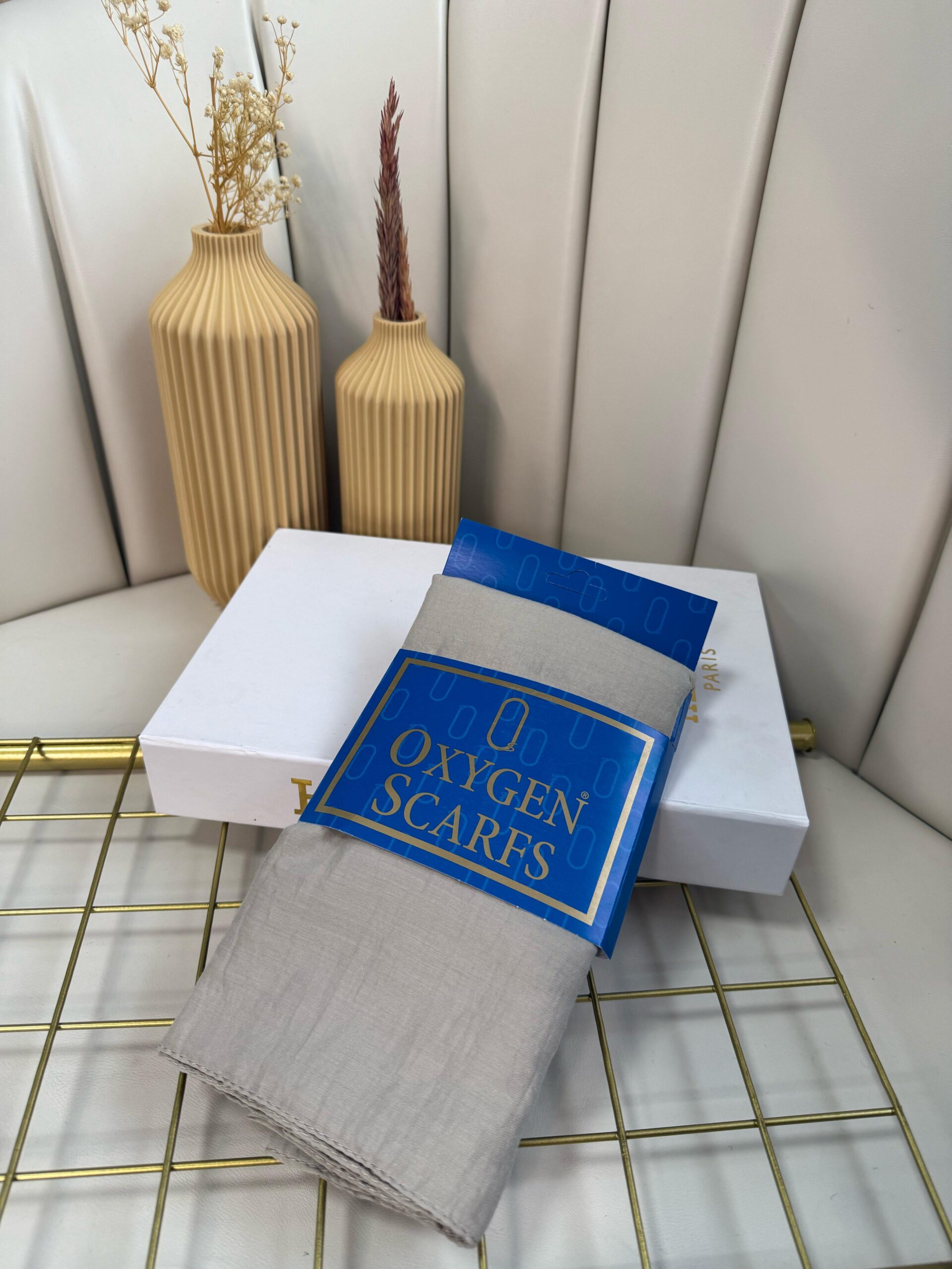 Rami Pamuk Şal 741074 - Açık Gri