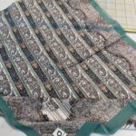 Etro Desen Pamuk İpek Şal 49733 - Nane Yeşili