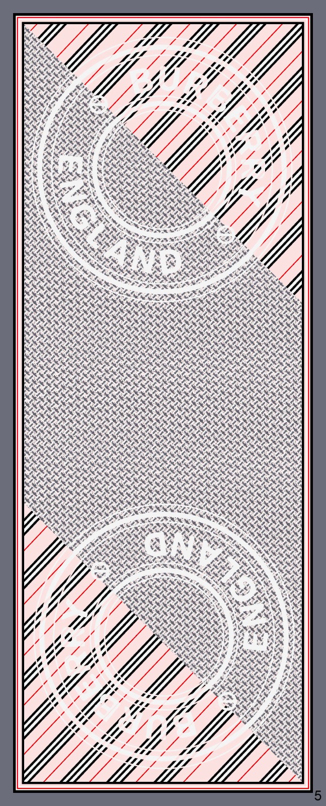 Burberry Monogram Pamuk Soft Şal 64303 - Pudra