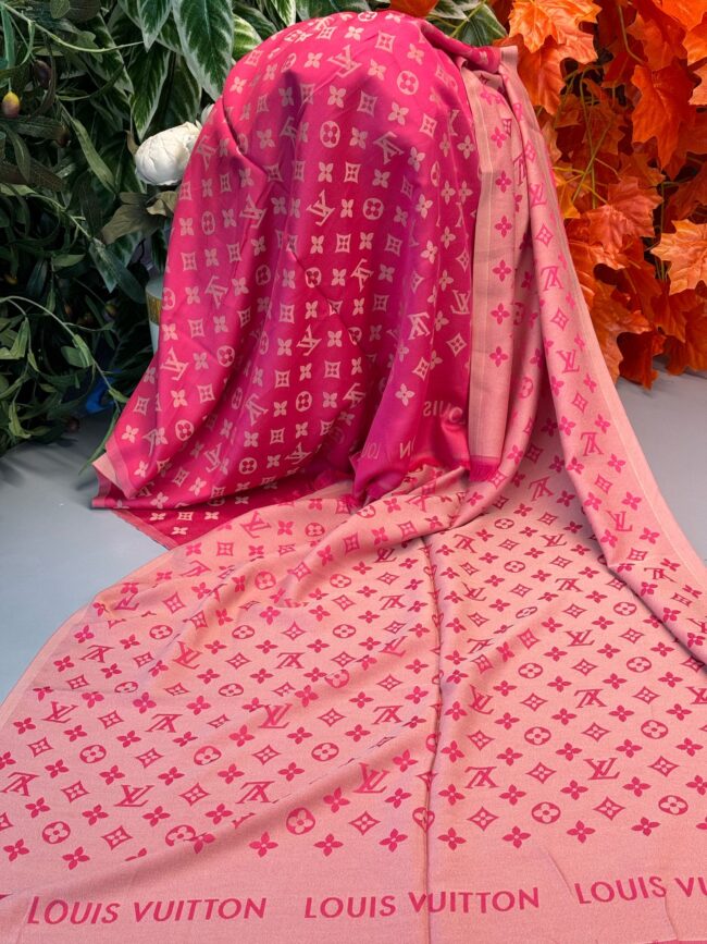 ETNİK DESEN PAMUK ŞAL-989744-BEJ-LACİVERT