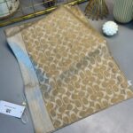 Coach İthal Pamuk Yün İpek Şal - CAMEL