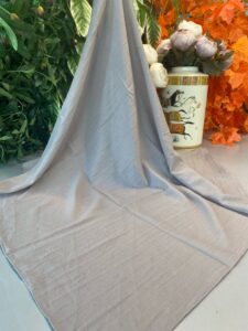 Organic Scarfs Pamuk Kraş Cazz Şal Modeli - AÇIK FÜME