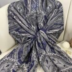 Etro Pamuk İpek Şal 987654- GRİ