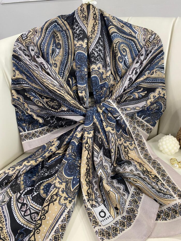 Etro Pamuk İpek Şal 987654- VANİLYA