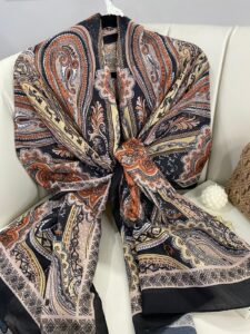 Etro Pamuk İpek Şal -987654 - KEHRİBAR