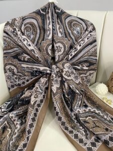 Etro Pamuk İpek Şal -987654 - KARAMEL