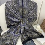 Etro Pamuk İpek Şal 987654-HAKİ