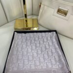 DİOR ÇİFT TARAFLI KAŞMİR İPEK EŞARP 7859- GÜMÜŞ