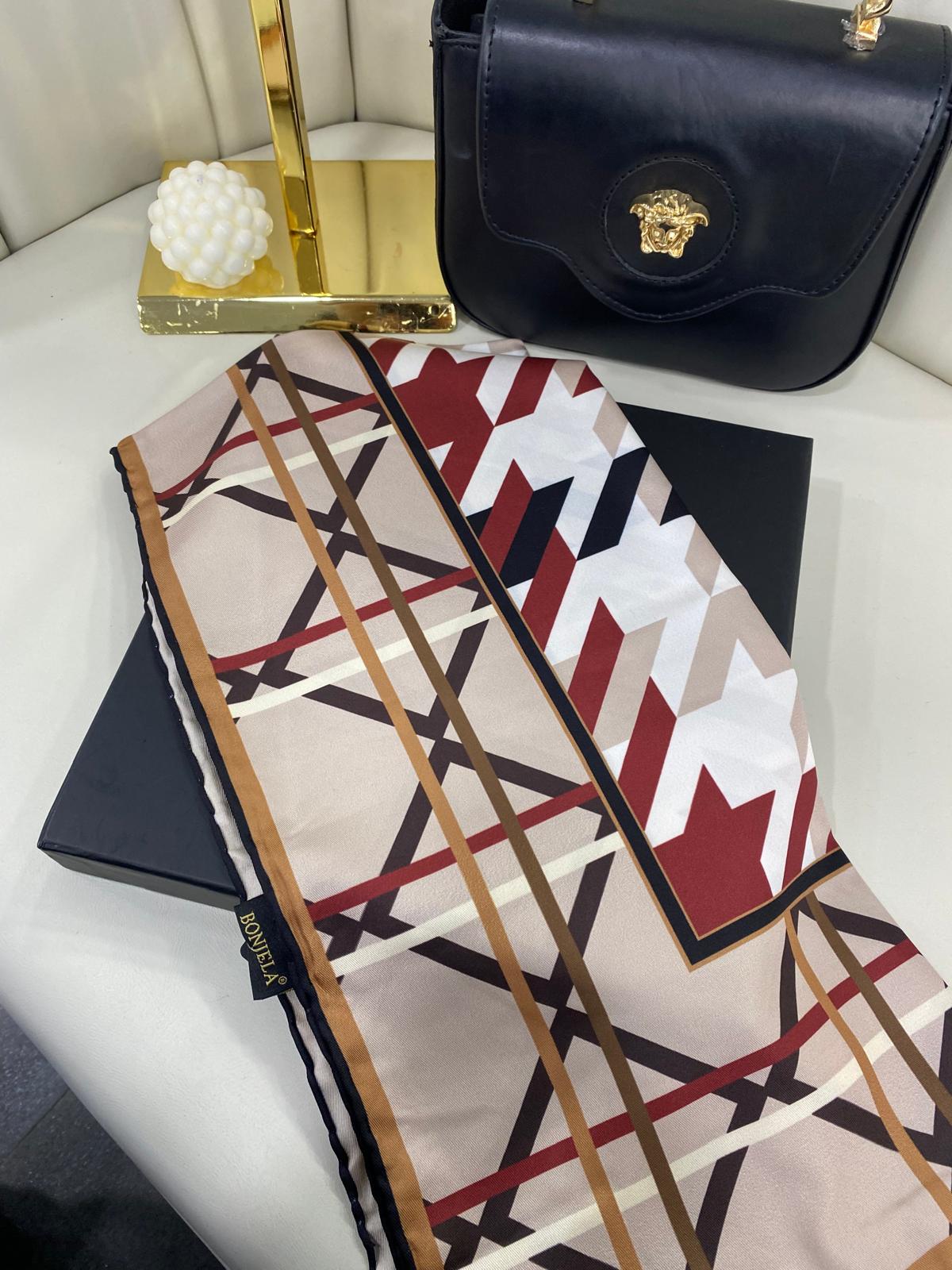 Kazayağı Twill Eşarp - Camel