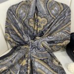 Etro Pamuk İpek Şal -987654 - Gölge Gri