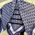 Dior Marka Eşarp - Gölge Laciverti