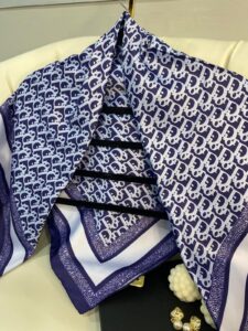 Dior Marka Eşarp - Gölge Laciverti