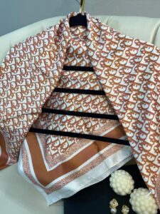 Dior Marka Eşarp - Kestane