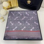 Gucci Desen Marka Eşarp - 62268 - Menekşe