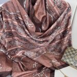 Etro Desen Vual İpek Şal -49733 - Fındık Kahvesi