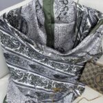 Etro Desen Vual İpek Şal -49733 - Çimen Yeşili