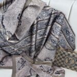 Etro Desen Vual İpek Şal -49733 - Vanilya Kahvesi