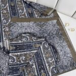 Etro Desen Pamuk İpek Şal 49733 - Camel