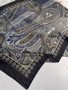 Çini Desen Pamuk İpek Şal 7458- FINDIK KAHVESİ