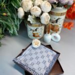 GUCCİ ÇİFT TARAFLI KAŞMİR İPEK EŞARP 7859- BUZ MAVİSİ