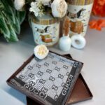 GUCCİ ÇİFT TARAFLI KAŞMİR İPEK EŞARP 7859- GRİ