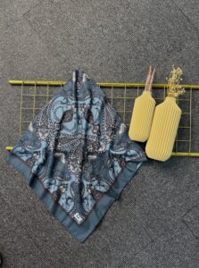 Naturel Pamuk İpek Eşarp-545658-Okyanus Melodisi