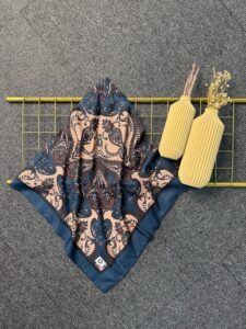 Naturel Pamuk İpek Eşarp-545658-Saklı Bahçe