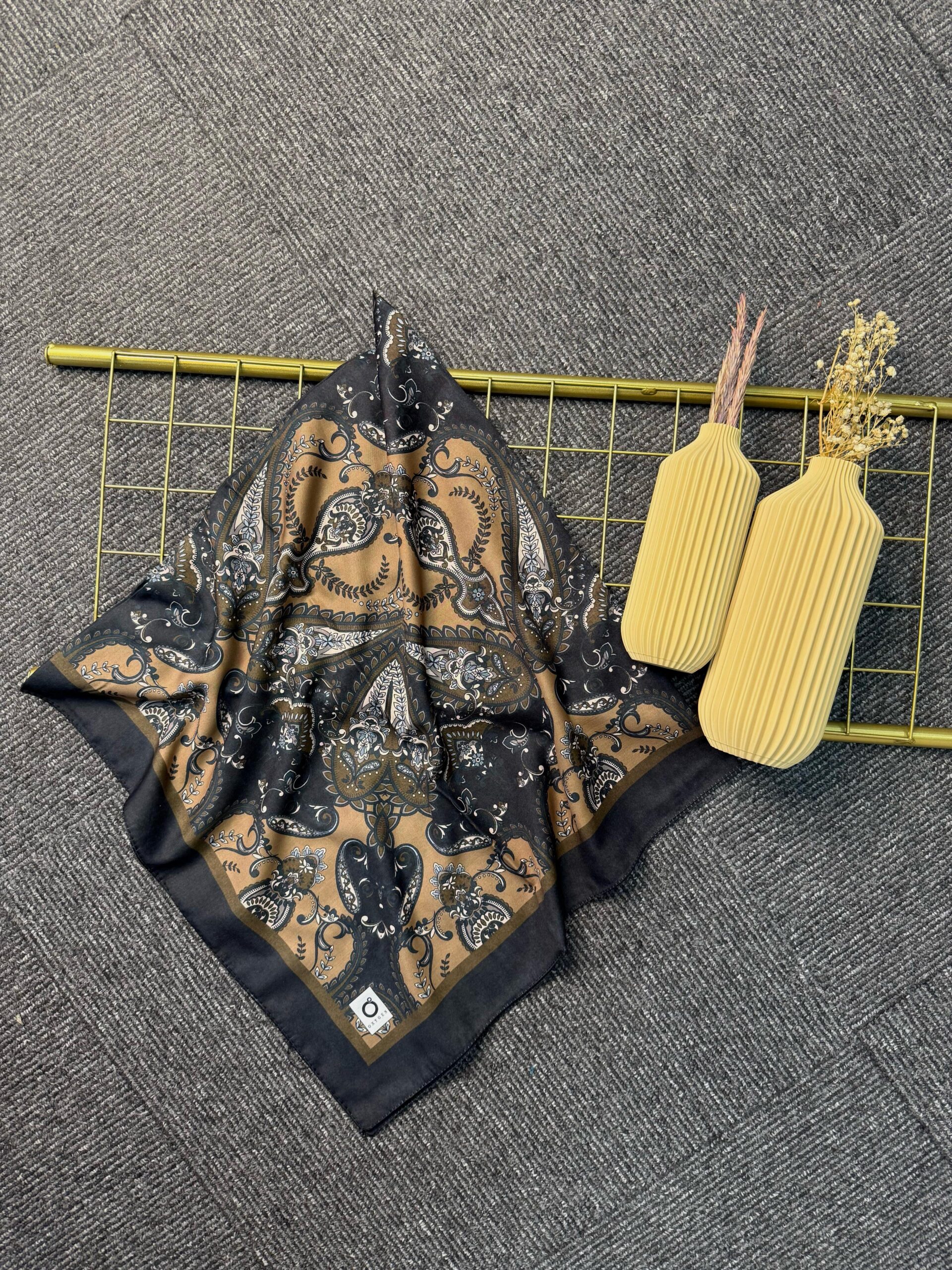 Naturel Pamuk İpek Eşarp-545658-Mocha Fısıltısı