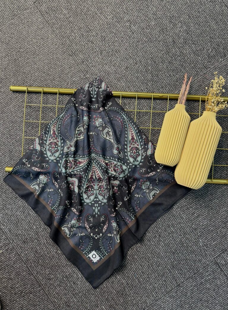 Naturel Pamuk İpek Eşarp-545658-Gölgelerin Dansı