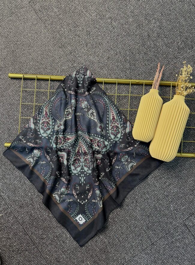 Naturel Pamuk İpek Eşarp-545658-Gölgelerin Dansı