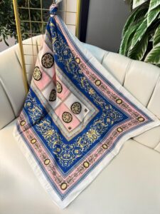 Versace Pamuk Soft Şal 61535 - Mercan