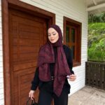 Touch İthal Pamuk İpek Şal 63454 - Koyu Bordo