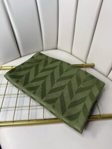 Eğimli Baklava Desen İpeksi Jakar Şal - 741256 - Çağla