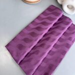 Su Yolu Pamuk Jakar Şal - Menekşe