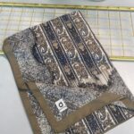 Etro Desen Pamuk İpek Şal 49733 - Caramel Camel