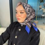 Etro Desen Pamuk Soft Eşarp 27091 - Saks