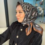 Etro Desen Pamuk Soft Eşarp 27091 - Haki