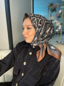 Etro Desen Pamuk Soft Eşarp 27091 - Haki