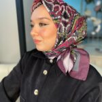 Etro Desen Pamuk Soft Eşarp 27091 - Fuşya