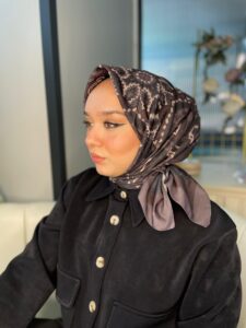 Etro Desen Pamuk Soft Eşarp 27091 - Kahve