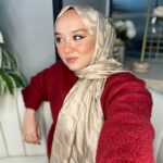 Su Yolu Pamuk Jakar Şal –Sütlü Krem