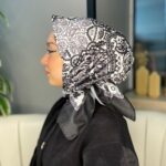 Etro Desen Pamuk Soft Eşarp 27091 - Kömür