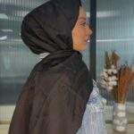 Kama Desen İpeksi Jakar Şal - 746598 - Siyah