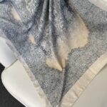 Sarmaşık Desen Pamuk İpek Şal -41200- Ekru