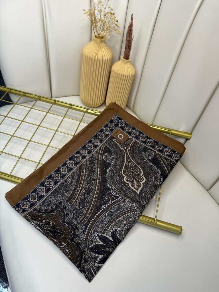 Etro Pamuk İpek Şal -987654-Fındık Kreması