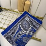 Etro Pamuk İpek Şal -987654-Safir Mavi