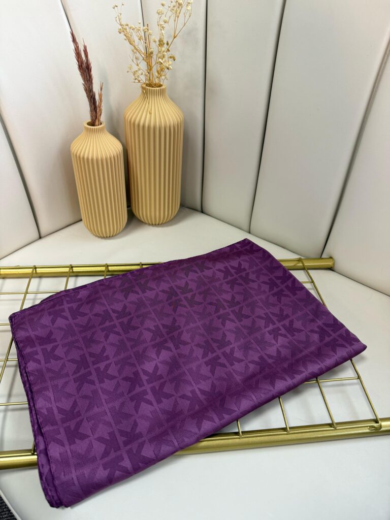 K Desen İpeksi Jakar Şal-997788-Lavanta Rüyası