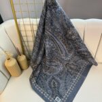 Etro Pamuk İpek Şal -987654-Gri Ahenk